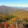 From the lookout tower in October - beautiful fall color.