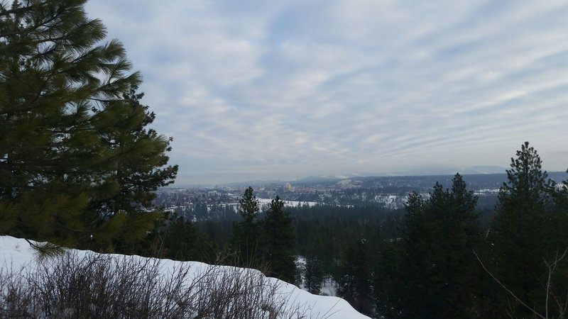 Mt. Spokane in the clouds