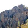 Volcanic pinnacles rocks.