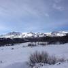 Looking west toward Snowbasin off the East Fork Trail.