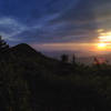 Sunrise on the Black Mountain Crest Trail.