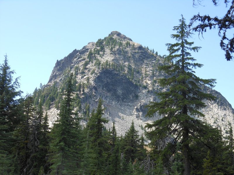 Union Peak as seen from the fork between the PCT and Union Peak trail.