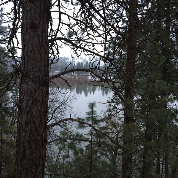 View of the Spokane River.