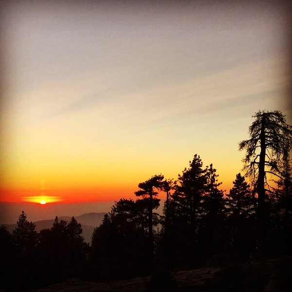 Sierra Sunset from Panoramic Point - Kings Canyon NP.