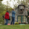 Annual October Century of Progress homes tour. Cypress Log Cabin.