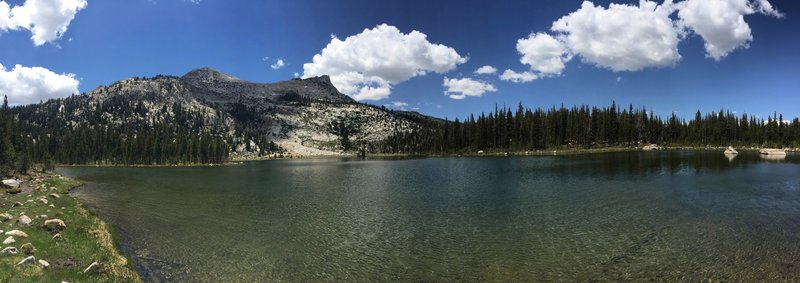 Unicorn Peak and Elizabeth Lake.