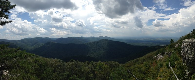 Looking South from Rocky Mount in Shenandoah National Park