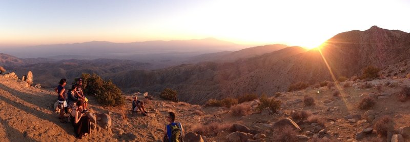 Keys View sunset with friends.