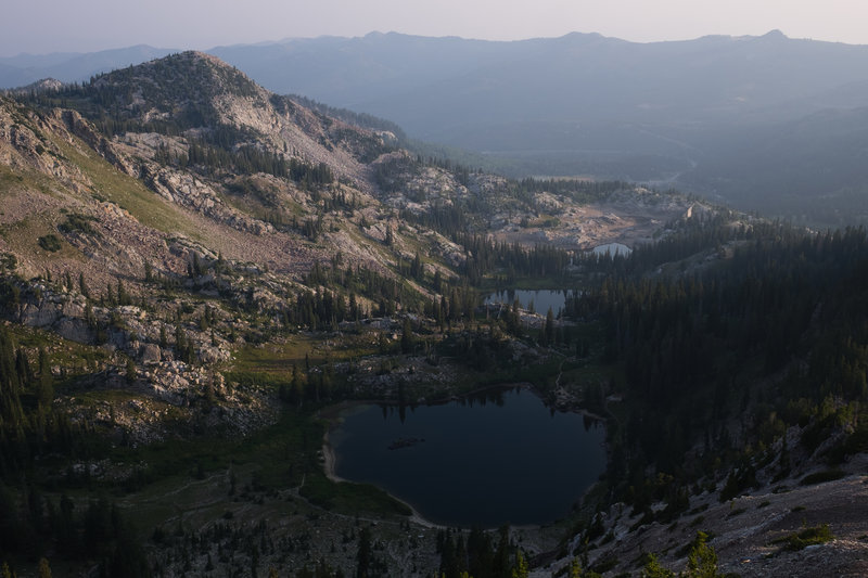 Brighton Lakes from Sunset Peak