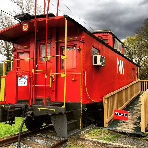 Caboose at Damascus, VA.