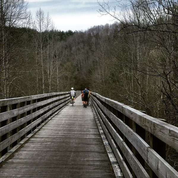 Long Trestle on the Virginia Creeper Trail