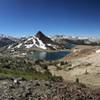 A view of the Gaylor Lake Basin and surrounding peaks.