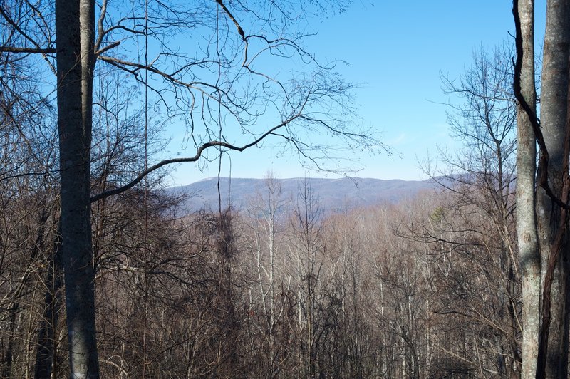 Views of the surrounding mountains as you make your way to Cucumber Gap.