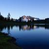 Lake LaCrosse at sunset.