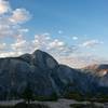 Half Dome and Glacier Point in the morning light.