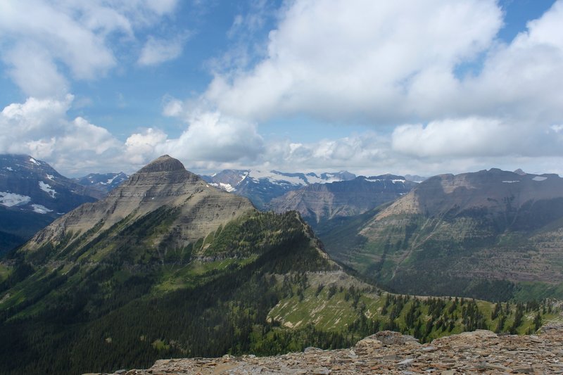 View from Pitamakan Pass.