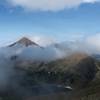 Even on a cloudy day, views from Pitamakan Pass are stunning.