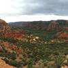 Looking east on top of the Upper Canyon Loop.