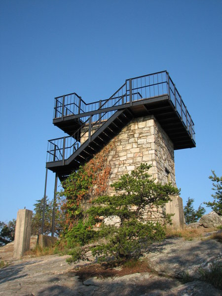 Moores Knob Observation Tower - Hanging Rock SP, NC