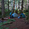 A nice, cloistered spot at Indian Creek Campground.