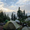 Copper Lake Campground early morning.