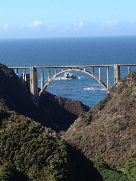 View of Bixby Bridge.