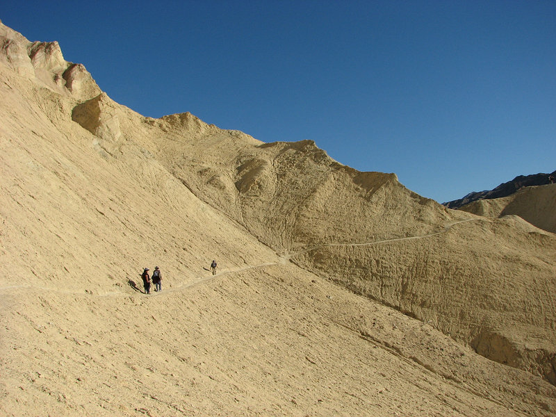 The trail skirts the base of Manly Beacon.