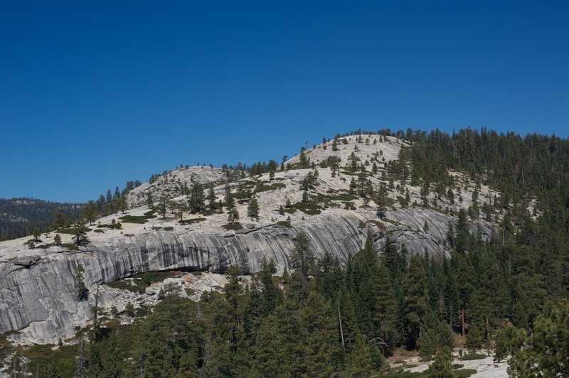 Looking back at Indian Ridge from North Dome.