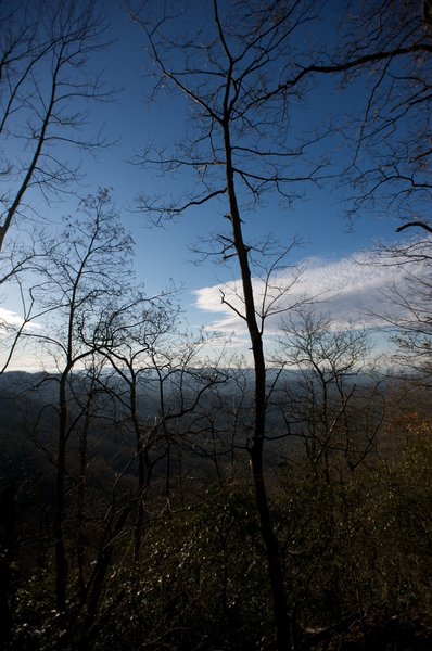 The Smokies from the Rich Mountain Trail.