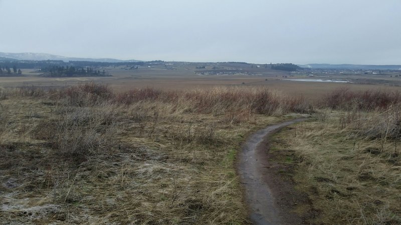 This trail offers expansive views of the Spokane Valley area.