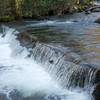 One set of cascades along the Lynn Camp Prong. This is an example of the splash dams that were used to backup water before they were blown up to wash logs downriver to Tremont.