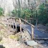 Bridge crossing a small creek that feeds into the Lynn Camp Prong.