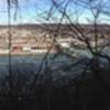 Overlooking the Allegheny River and New Kensington (C.L. Schmitt Bridge pictured) at mile 18 in Agan park.