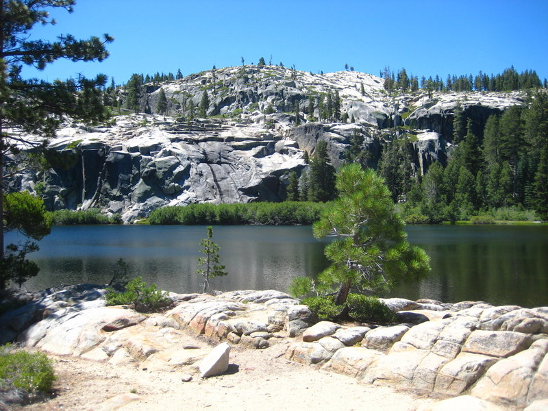 We made it to Shealor Lake and the water looked so inviting.