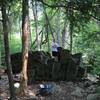 Rock formations along the Limberlost Trail.