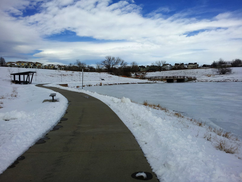 Quiet day along the west side of the lakes.