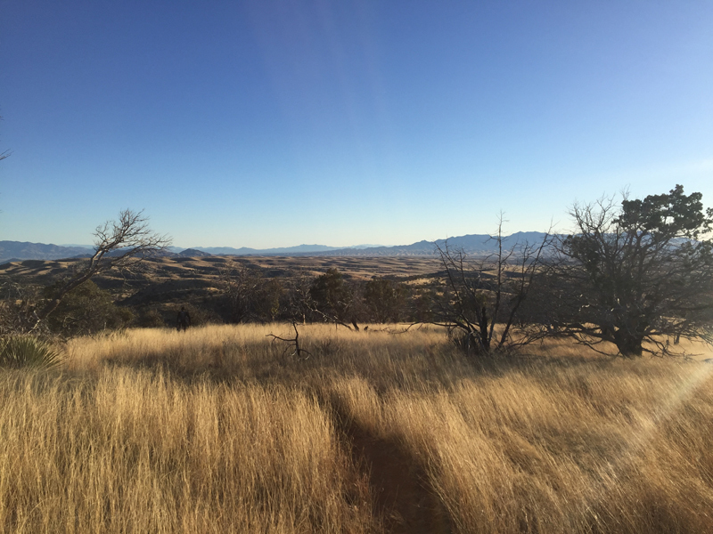 Inspiring vista of the valley below.