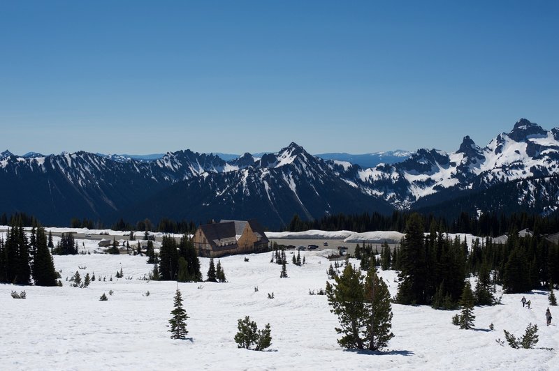 Views back toward the Sunrise visitor area.