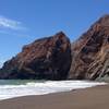 Beach and rocks at Tennessee Cove - perfect for a picnic!