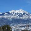 The grand La Sal mountains make a great picnic lunch view.