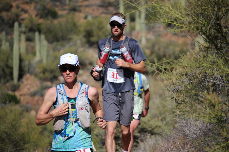 Runners during the 2015 Black Canyon 100K.