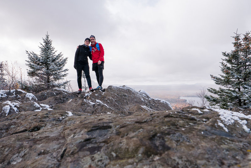 At the top of Mont Chauve