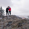 At the top of Mont Chauve