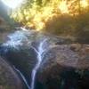 A series of smaller waterfalls about 6.5 miles in.