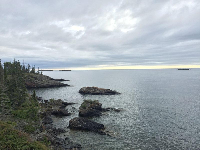 A view of Lake Superior.