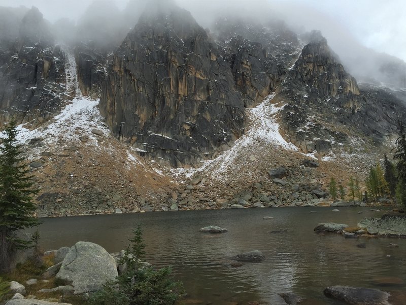 Cathedral Lake as seen from the Boundary Trail.