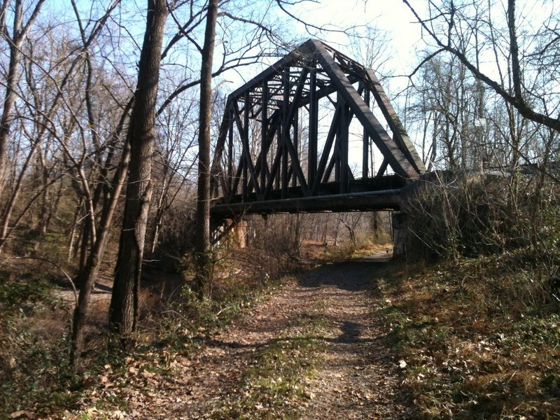 The Ernstville Bridge just east of mile marker 114 is a neat little landmark.