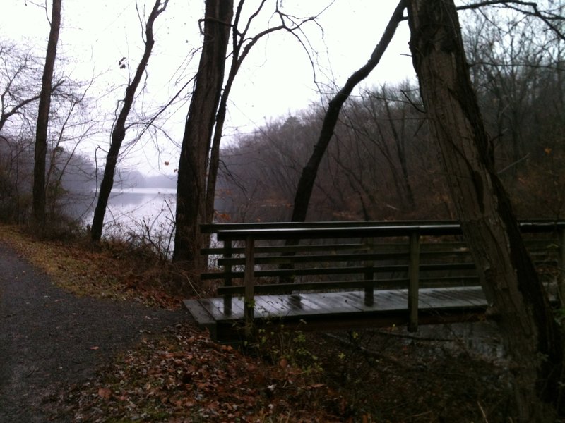 Little Pool Bridge near mile marker #120 is a convenient 5k west of Mile Marker Road /Tuscarora Trail access.