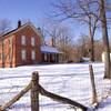 Chellberg Farm in the winter.