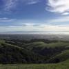 View from the top of the hills, looking west.